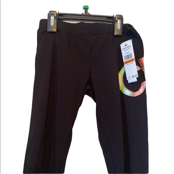 Calvin Klein Girls’ Black Leggings - Picture 2 of 10